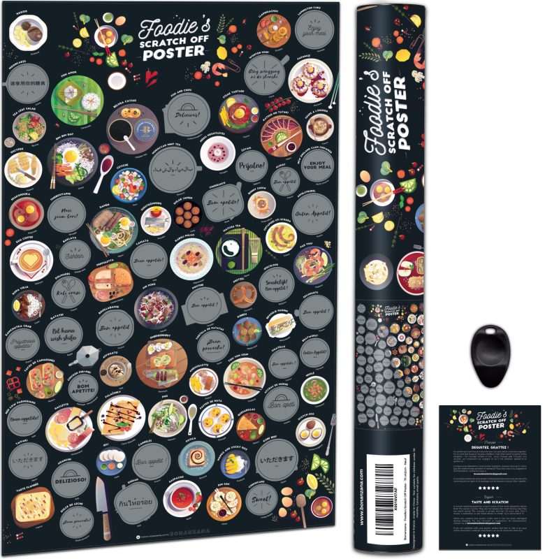 poster des plats à gratter